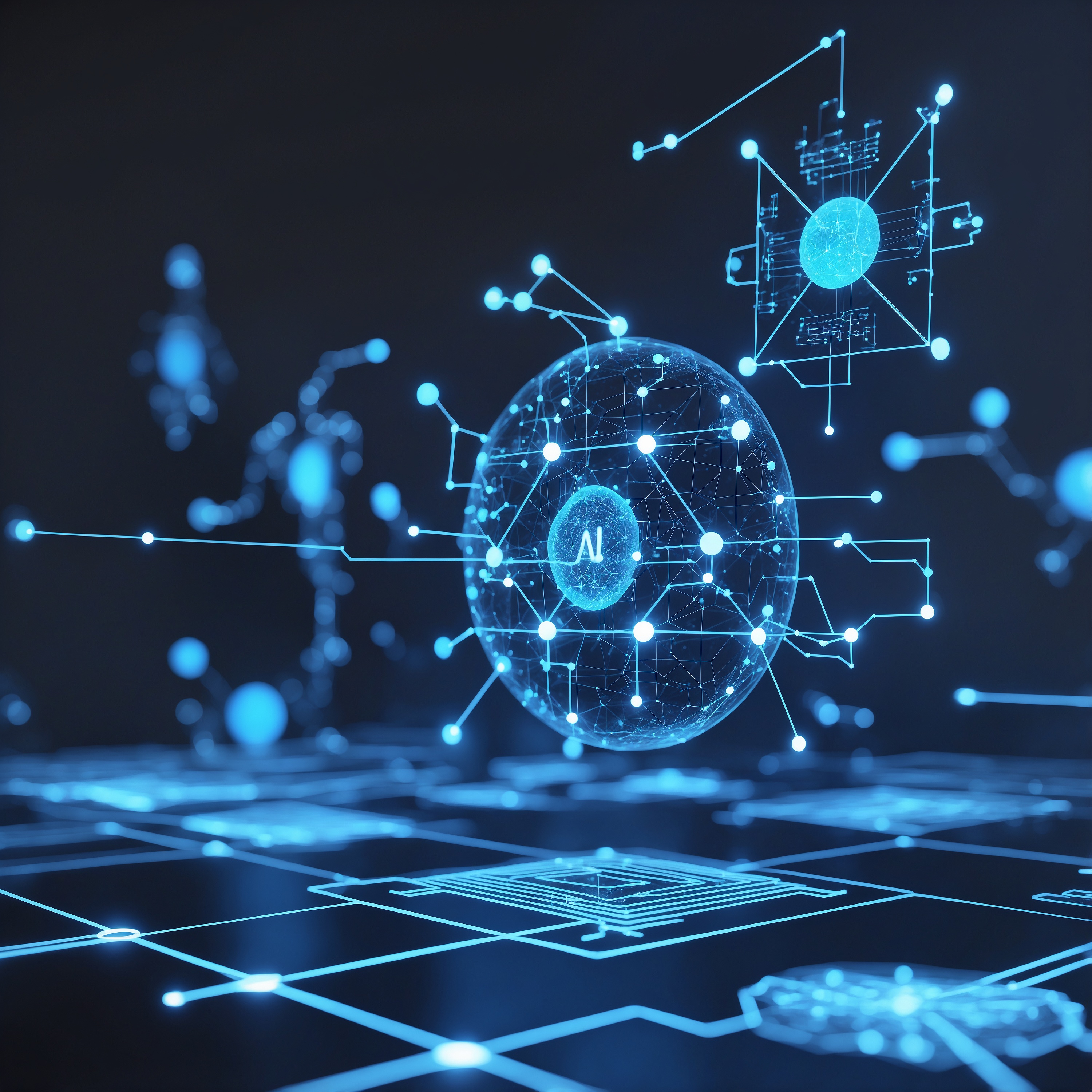 Pioneering the Future - Futuristic AI Technology Vision